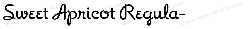 Sweet Apricot Regula字体转换